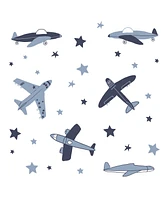 Bedtime Originals Little Aviator Airplane & Stars Wall Decals/Stickers