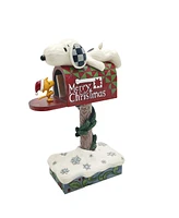 Jim Shore Peanuts Snoopy and Woodstock at Mailbox Figurine