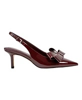 Marc Fisher Women's Allon Bow Slingback Pumps