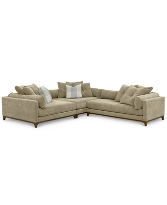 Closeout! Brendalyn 3-Pc. Modular Fabric Sectional Chaise & Sofa Set, Created for Macy's