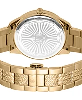 Roberto Cavalli Women's Quartz Gold-tone Stainless Steel Watch 40mm