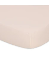 The Peanutshell Caramel Safari Cotton Jersey 4 Pack Fitted Crib Sheets