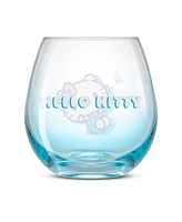 JoyJolt Hello Kitty and Friends Above the Clouds Stemless Drinking Glasses, Set of 4