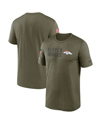 Nike Men's Olive Denver Broncos Salute to Service Legend Team T-Shirt