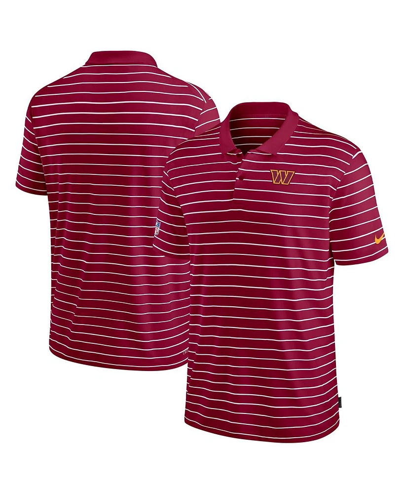 Nike Men's Washington Commanders Sideline Lock Up Victory Performance Polo