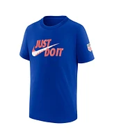 Nike Big Boys and Girls Royal Usmnt Just Do It T-Shirt