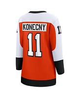 Fanatics Women's Travis Konecny Orange Philadelphia Flyers Home Breakaway Player Jersey