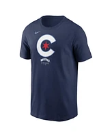 Nike Men's Navy Chicago Cubs City Connect Large Logo T-Shirt