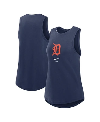 Nike Women's Navy Detroit Tigers Legacy Icon High Neck Fashion Tank Top