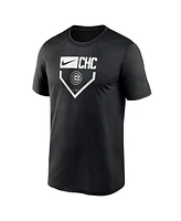 Nike Men's Black Chicago Cubs Home Plate Icon Legend Performance T-Shirt