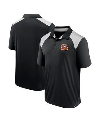 Fanatics Men's Black Cincinnati Bengals Primary Polo Shirt