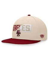 Top of the World Men's Khaki Boston College Eagles Goalaso Snapback Hat