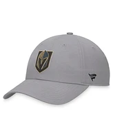 Fanatics Men's Gray Vegas Golden Knights Extra Time Adjustable Hat