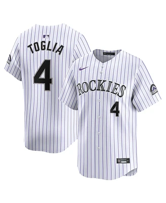 Nike Men's Michael Toglia White Colorado Rockies Home Limited Player Jersey