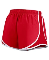 Nike Women's Scarlet Ohio State Buckeyes Primetime Tempo Performance Shorts