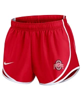 Nike Women's Scarlet Ohio State Buckeyes Primetime Tempo Performance Shorts