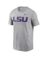 Nike Men's White Lsu Tigers Primetime Evergreen Logo T-Shirt