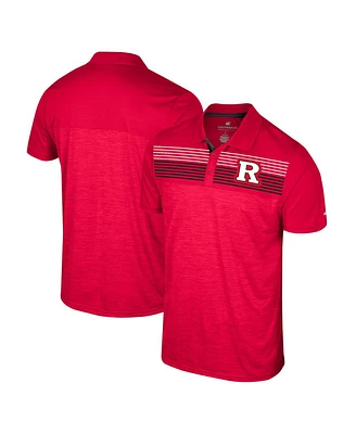 Colosseum Men's Scarlet Rutgers Scarlet Knights Langmore Polo