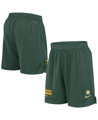 Nike Men's Green Bay Packers 2024 Sideline Performance Mesh Shorts