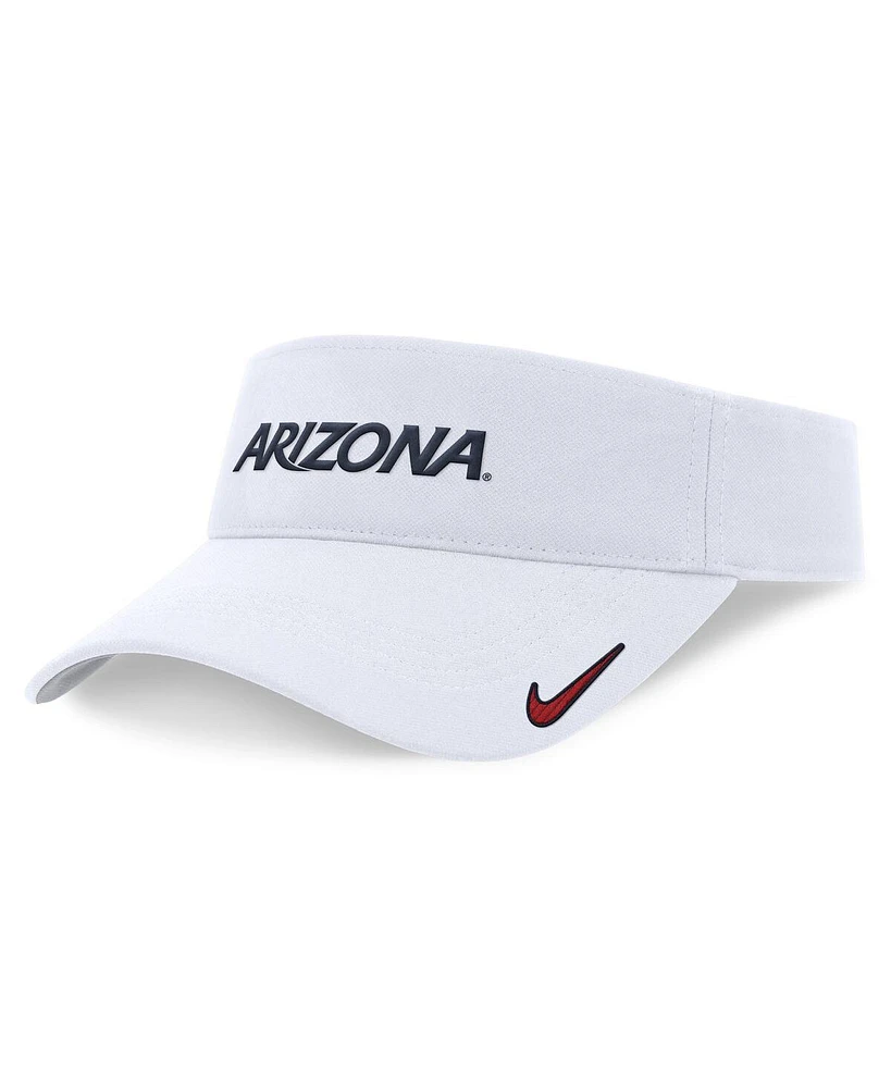 Nike Men's and Women's White Arizona Wildcats 2024 Sideline Fit Ace Visor