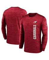 Nike Men's Cardinal Arizona Cardinals 2024 Sideline Velocity Performance Long Sleeve T-Shirt