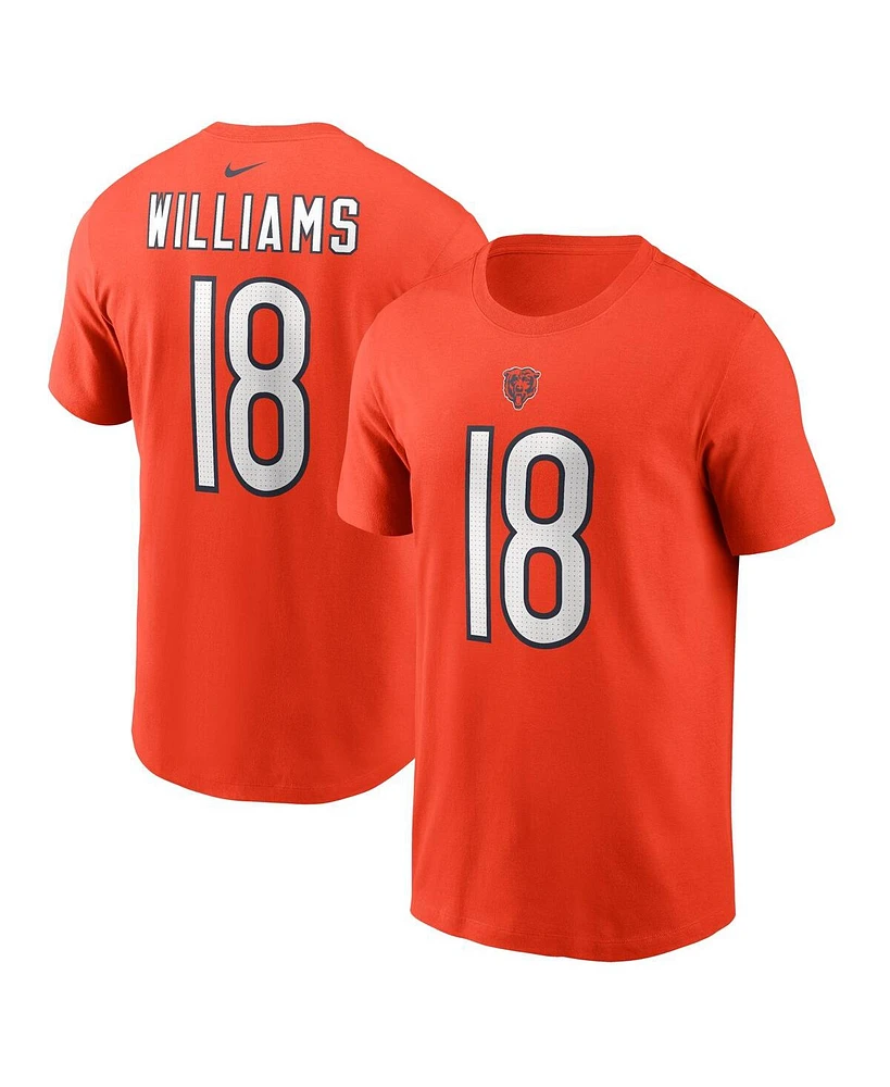 Nike Men's Caleb Williams Chicago Bears 2024 Nfl Draft First Round Pick Fuse Name Number T-Shirt