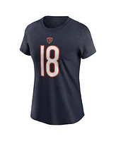 Nike Women's Caleb Williams Navy Chicago Bears 2024 Nfl Draft First Round Pick Name Number T-Shirt