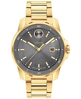 Movado Men's Bold Verso Swiss Automatic Ionic Plated Gold Steel 43MM Watch - Gold