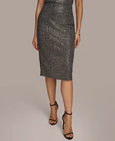 Donna Karan Women's Embellished Sequin Pencil Skirt