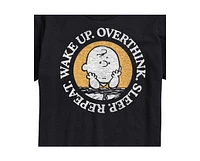 Hybrid Apparel Peanuts Overthin Mens Short Sleeve Tee