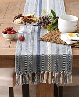 Design Imports Braided Stripe Table Runner