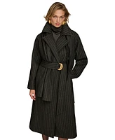 Donna Karan New York Women's Belted Scarf-Wrap Coat