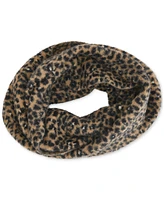 Dkny Women's Fuzzy Leopard-Print Loop Scarf