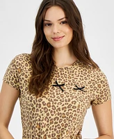 Rebellious One Juniors' Bow-Front Side-Ruched Tee