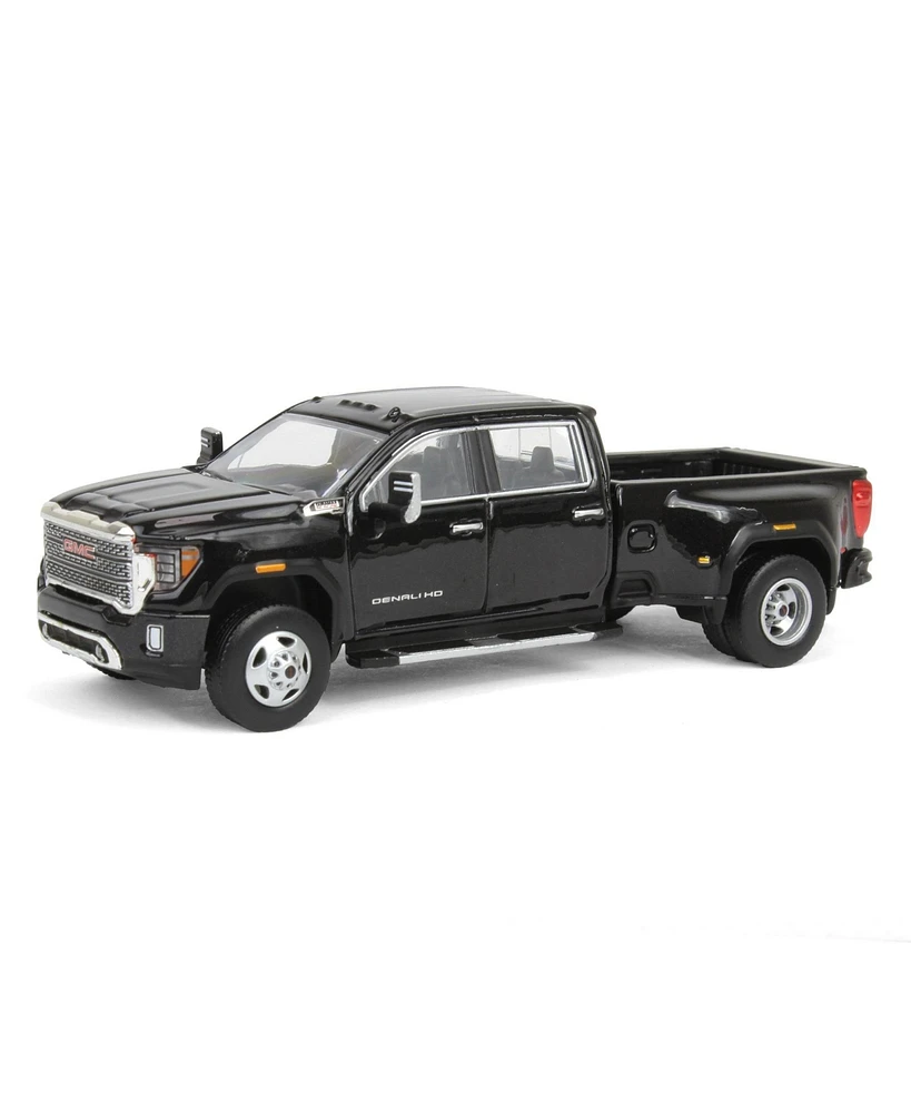 Greenlight Collectibles 1/64 2022 Gmc Sierra 3500 Denali Dually, Ebony Twilight Karson Diecast