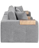Nycolle 4-Pc. Modular Fabric Sectional with Console, Created for Macy's