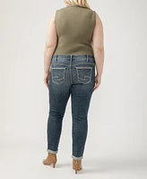 Silver Jeans Co. Plus Girlfriend Mid Rise Skinny Leg