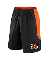 Fanatics Men's Black/Orange Cincinnati Bengals Go Hard Shorts