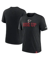 Nike Men's Heather Black Atlanta Falcons Blitz Tri-Blend T-Shirt