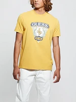 Guess Men's Eco Quatro G Crest Logo Tee