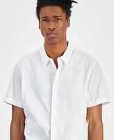 Guess Men's Parker Dobby Short-Sleeve Shirt