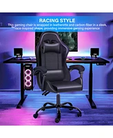 Streamdale Furniture Adjustable Racing Gaming Office Chair, Black