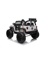 Streamdale Furniture 24V Jeep Double Drive Children Ride- On Car With 200Wx2 12V9Ahx2Battery, Parent Remote Control