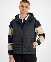 Hugo by Boss Men's Barvino2435 Slim-Fit Quilted Full-Zip Liner Vest