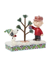 Jim Shore Peanuts Charlie Brown Snoopy with Tree