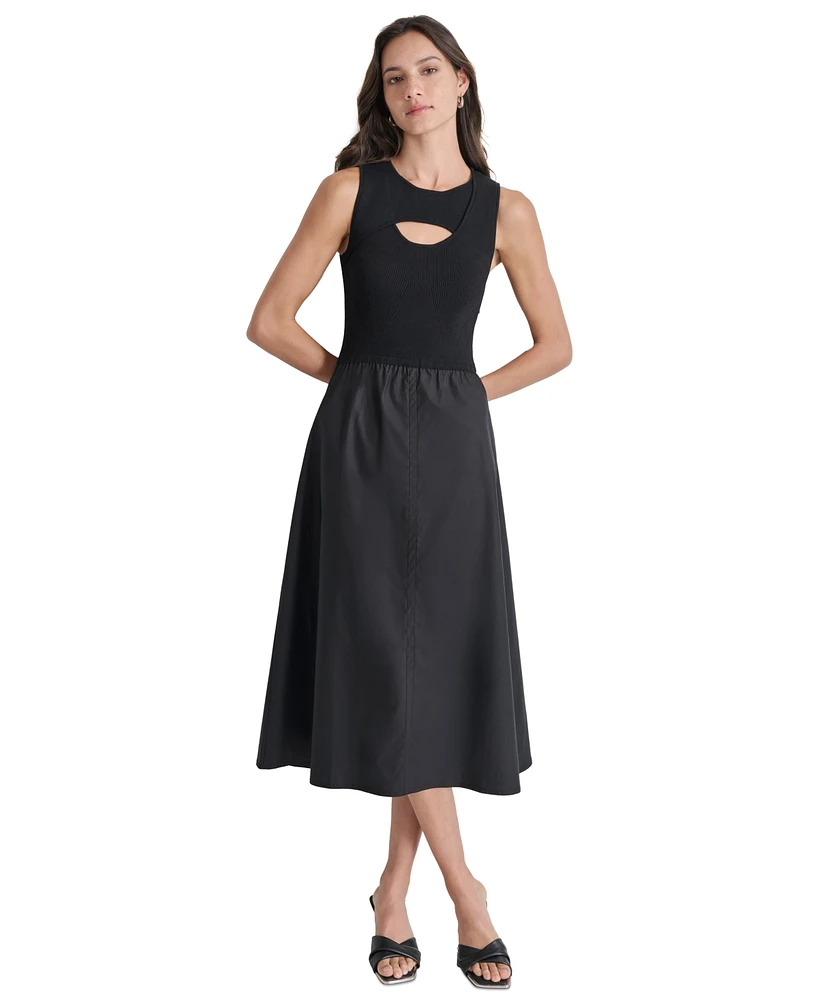 Dkny Women's Sweetheart-Neck Sleeveless A-Line Dress