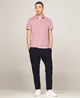 Tommy Hilfiger Men's Slim-Fit Mouline Oxford Polo Shirt