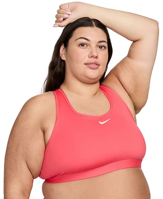 Nike Plus Active Medium-Support Padded Logo Sports Bra