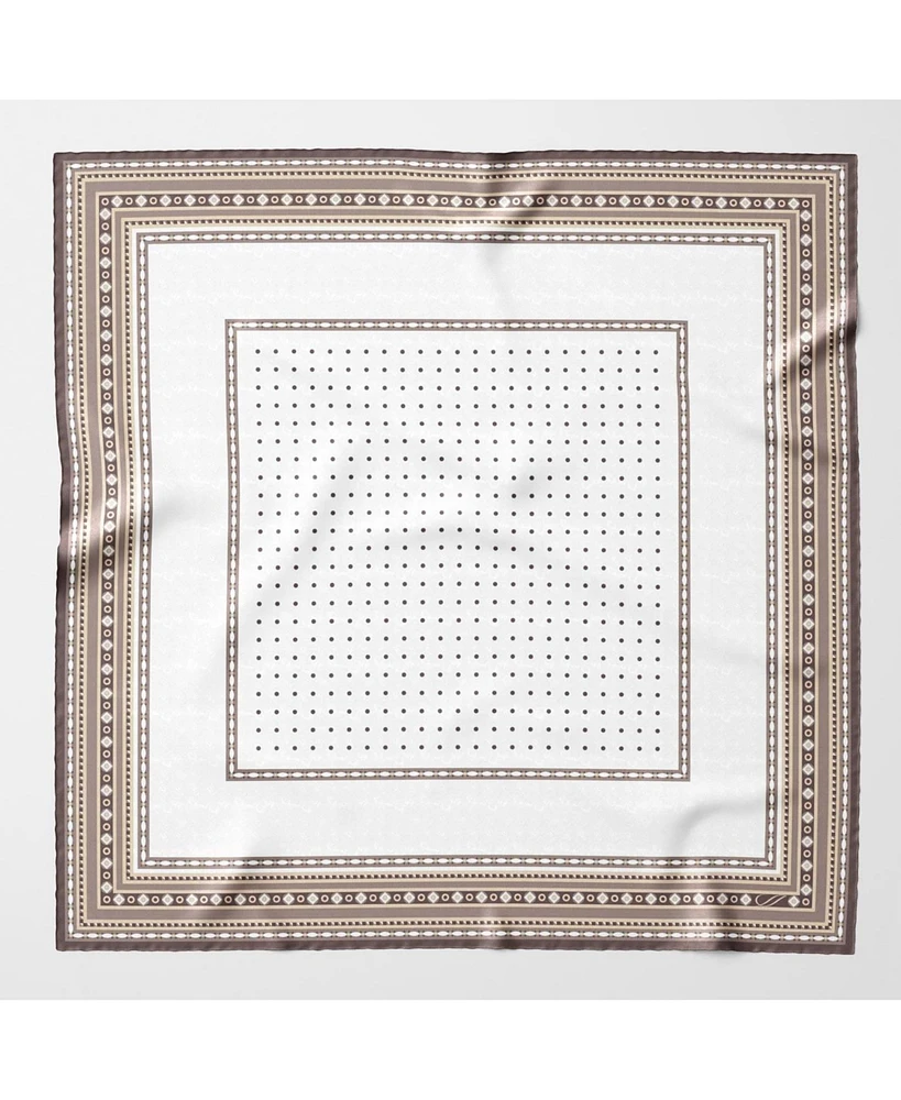 Elizabetta Men's Pois - Silk Pocket Square for Men