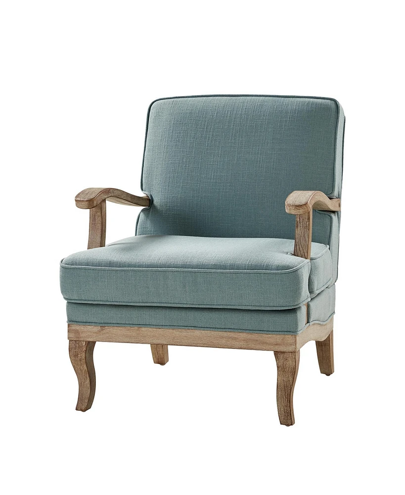 Hulala Home Rinaldo Wooden Upholstered Armchair with Legs